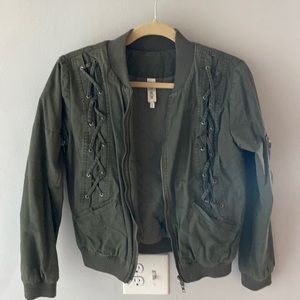Olive Green Bomber jacket